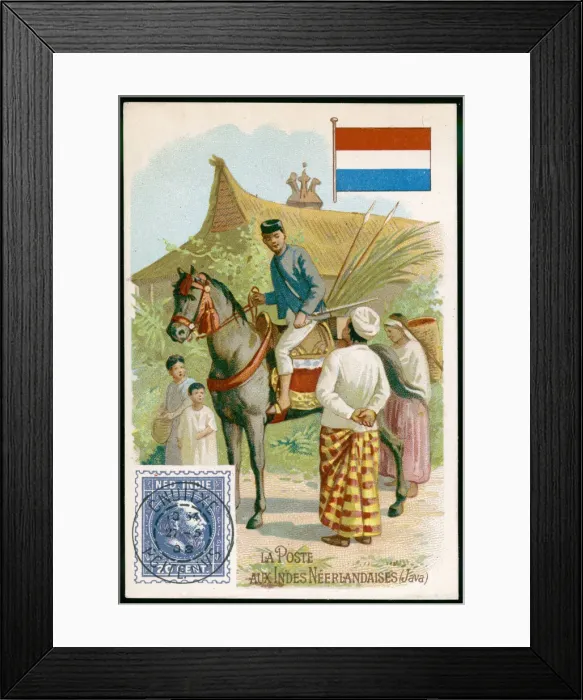 Framed Print : Javanese Postman Framed Print : Javanese Postman
