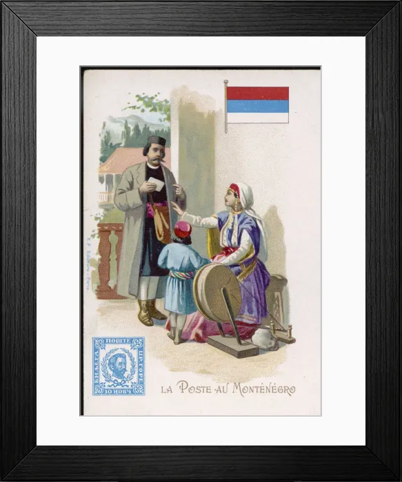 Framed Print : Postman of Montenegro Framed Print : Postman of Montenegro