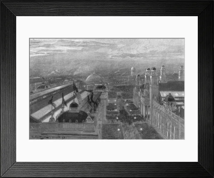 Framed Print : EXHIBITION / CHICAGO 1893 Framed Print : EXHIBITION / CHICAGO 1893