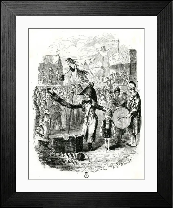 Framed Print : Fairground scene - Christophers First Appearance in public Framed Print : Fairground scene - Christophers First Appearance in public