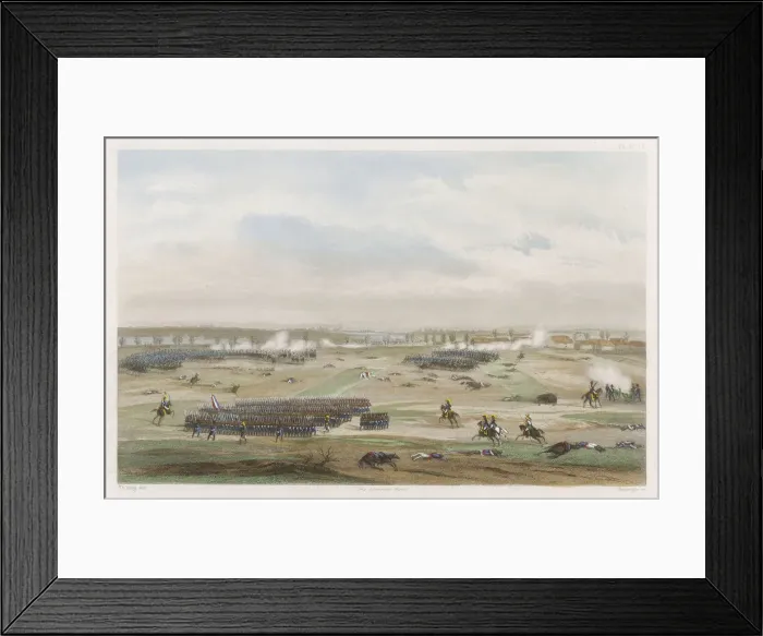 Framed Print : BATTLE OF CHAMPAUBERT Framed Print : BATTLE OF CHAMPAUBERT