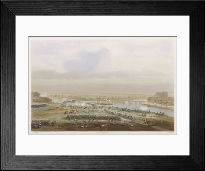Framed Print : BATTLE OF MONTEREAU Framed Print : BATTLE OF MONTEREAU
