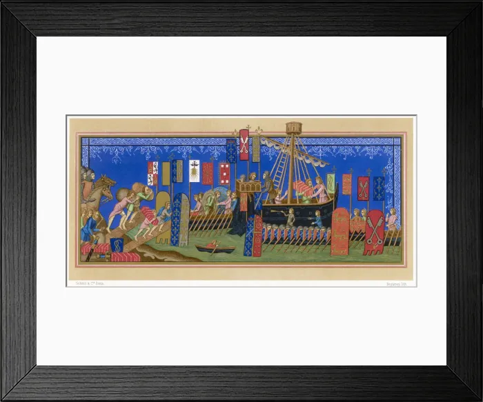 Framed Print : Crusaders Ships Framed Print : Crusaders Ships