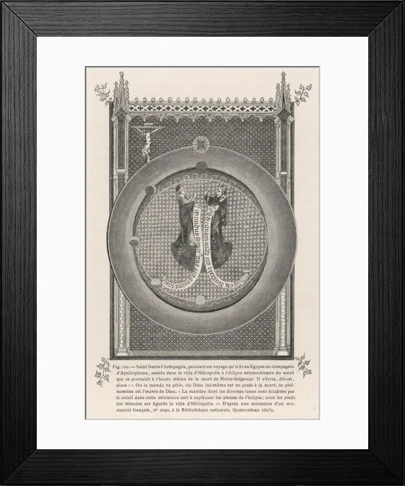 Framed Print : ECLIPSE & CRUCIFIXION ECLIPSE & CRUCIFIXION Framed Print : ECLIPSE & CRUCIFIXION ECLIPSE & CRUCIFIXION