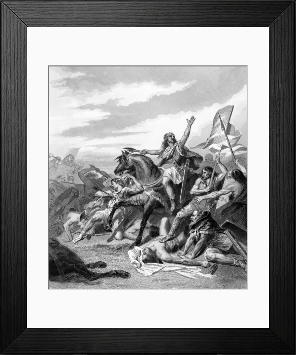 Framed Print : CLOVIS AT TOLBIAC Framed Print : CLOVIS AT TOLBIAC