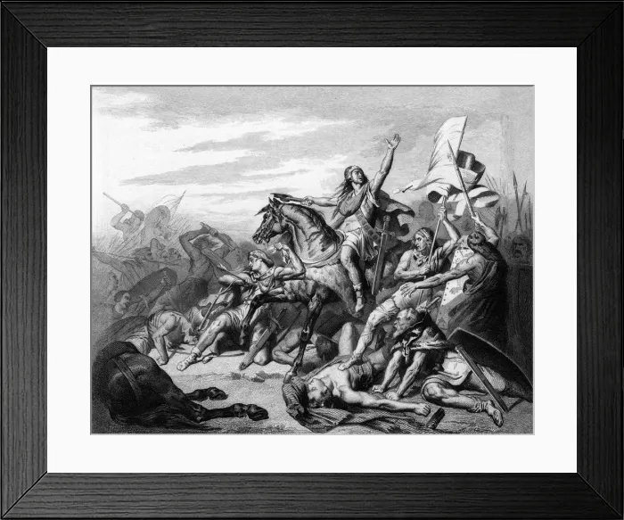 Framed Print : CLOVIS AT TOLBIAC Framed Print : CLOVIS AT TOLBIAC