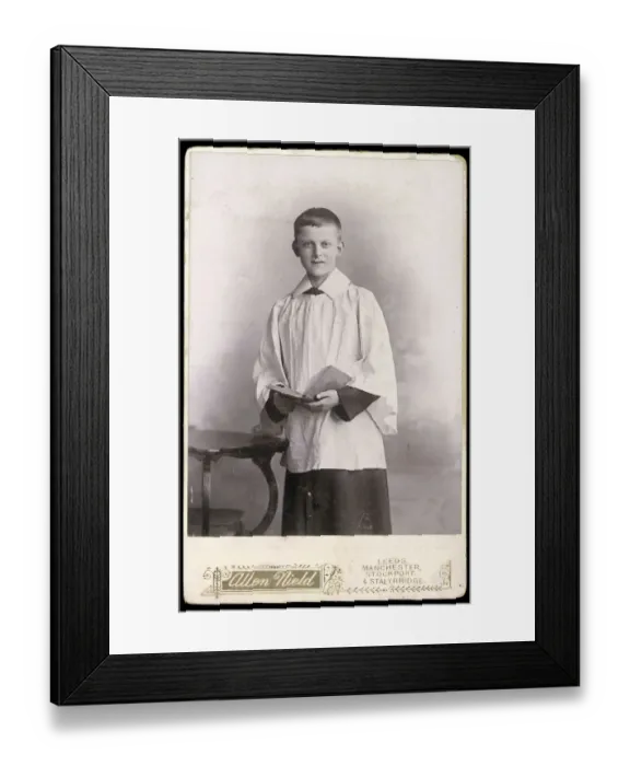 Framed Print : Music - Choir Boy Framed Print : Music - Choir Boy
