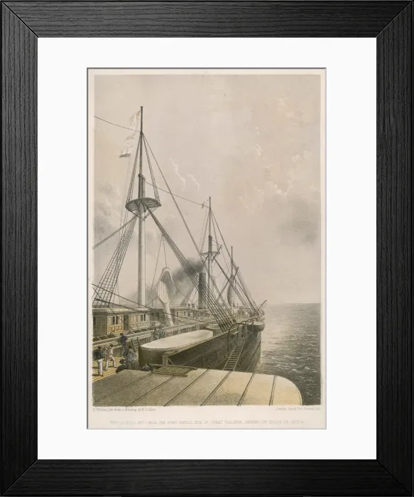 Framed Print : Great Eastern - Port Paddle Framed Print : Great Eastern - Port Paddle