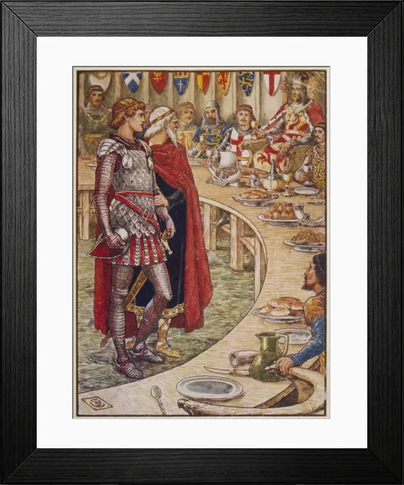 Framed Print : Galahad - Round Table Framed Print : Galahad - Round Table