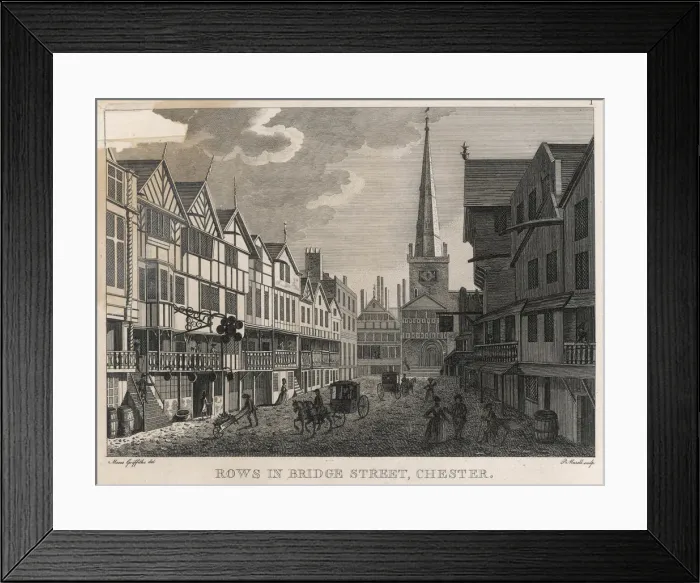Framed Print : CHESTER / BRIDGE STREET Framed Print : CHESTER / BRIDGE STREET
