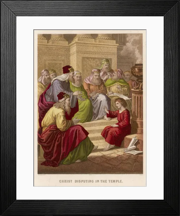 Framed Print : JESUS & DOCTORS (KRON) JESUS & DOCTORS (KRON) Framed Print : JESUS & DOCTORS (KRON) JESUS & DOCTORS (KRON)