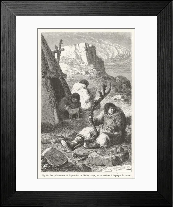 Framed Print : REINDEER PERIOD ARTISTS Framed Print : REINDEER PERIOD ARTISTS