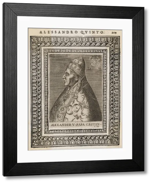 Framed Print : ANTI-POPE ALEXANDER V Framed Print : ANTI-POPE ALEXANDER V