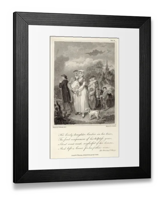 Framed Print : BRITAIN / 18THC / ENCLOSURE Framed Print : BRITAIN / 18THC / ENCLOSURE