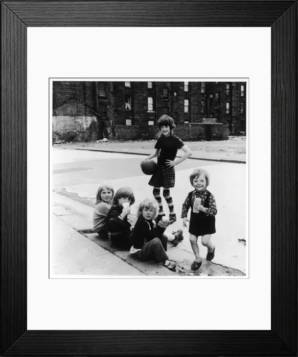 Framed Print : GIRL GANG / FOOTBALL / 2817 Framed Print : GIRL GANG / FOOTBALL / 2817