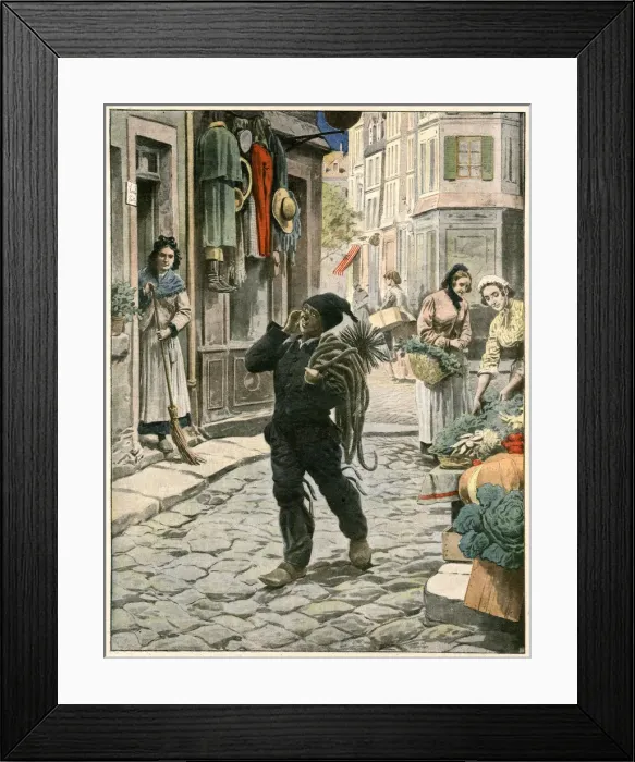 Framed Print : FRENCH CHIMNEYSWEEP Framed Print : FRENCH CHIMNEYSWEEP