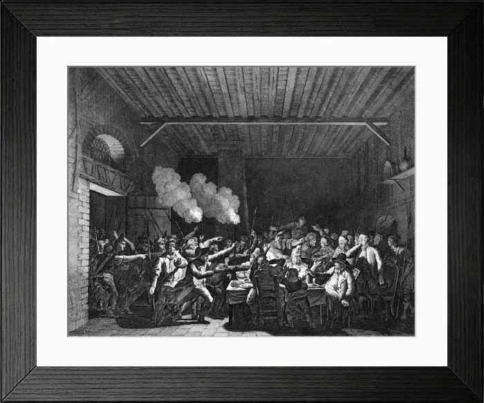 Framed Print : FLIGHT TO VARENNES Framed Print : FLIGHT TO VARENNES