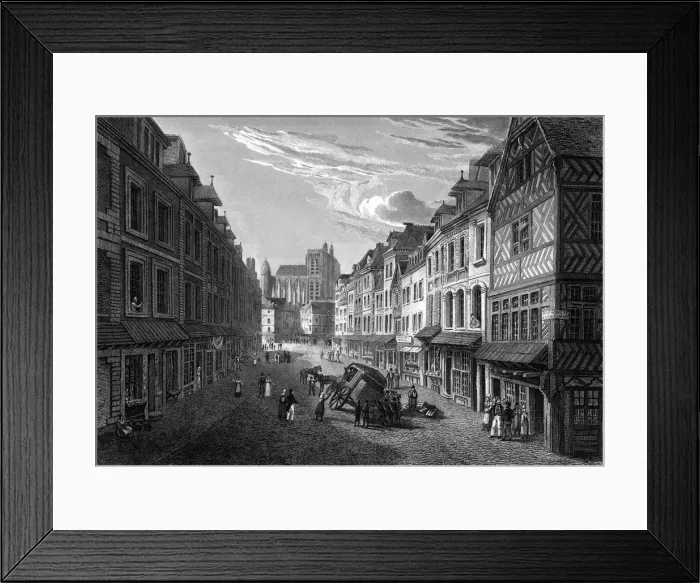 Framed Print : ABBEVILLE STREET SCENE Framed Print : ABBEVILLE STREET SCENE