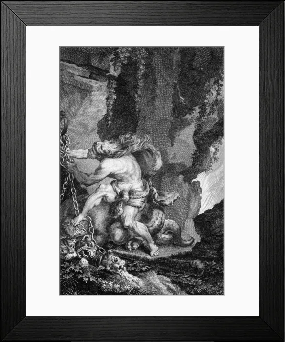 Framed Print : CERBERUS CHAINED Framed Print : CERBERUS CHAINED