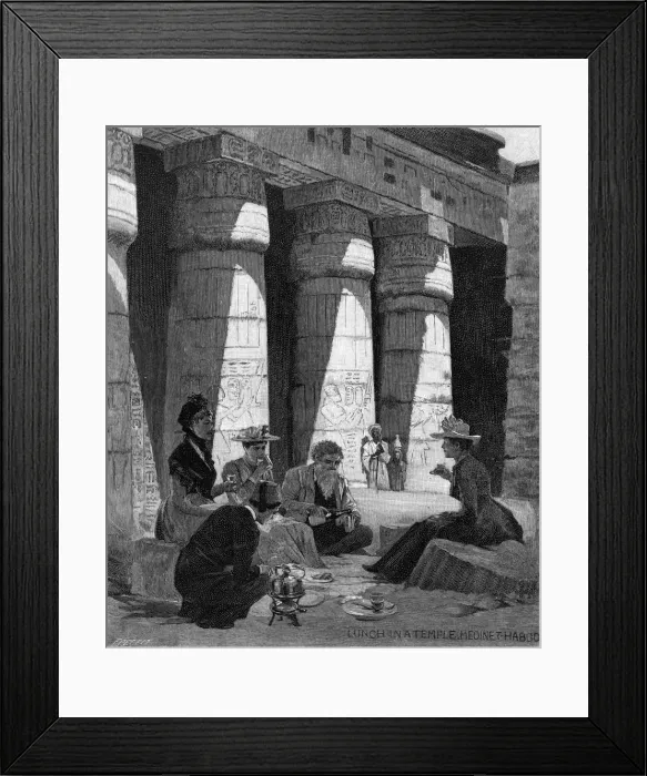 Framed Print : PICNIC  /  EGYPT  /  SCRIBNERS