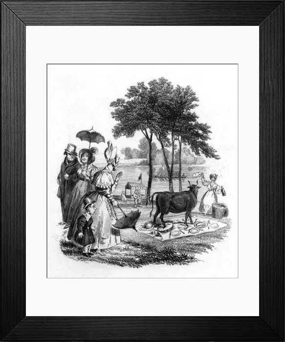 Framed Print : PICNIC & COW / SEYMOUR PICNIC & COW / SEYMOUR Framed Print : PICNIC & COW / SEYMOUR PICNIC & COW / SEYMOUR