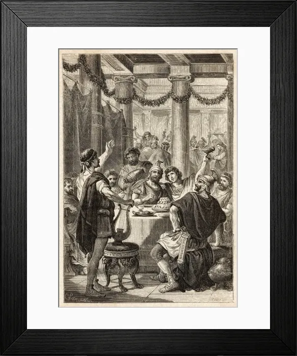 Framed Print : ROMAN VICTORY BANQUET Framed Print : ROMAN VICTORY BANQUET