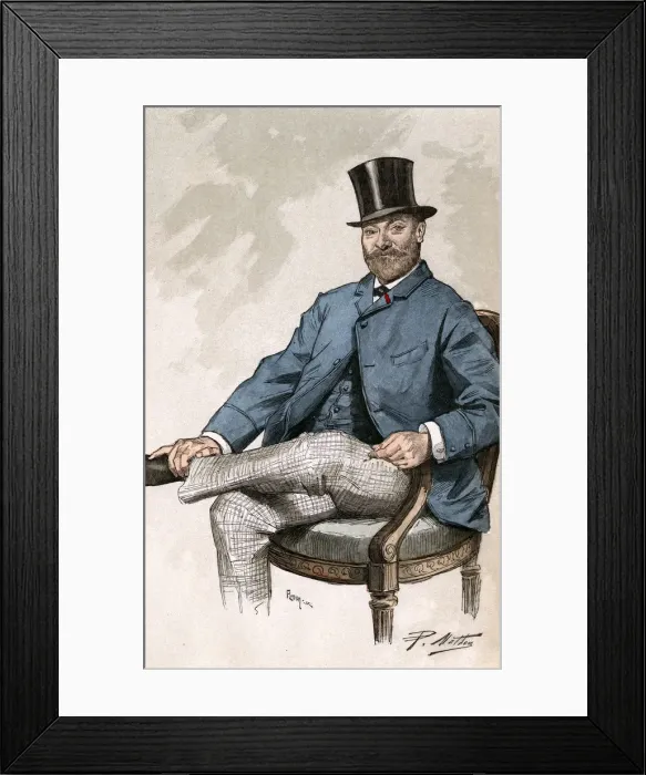 Framed Print : FRENCH MAN CA 1880 Framed Print : FRENCH MAN CA 1880