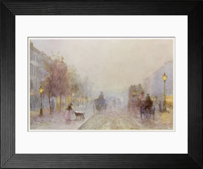 Framed Print : FOG, BROMPTON ROAD Framed Print : FOG, BROMPTON ROAD