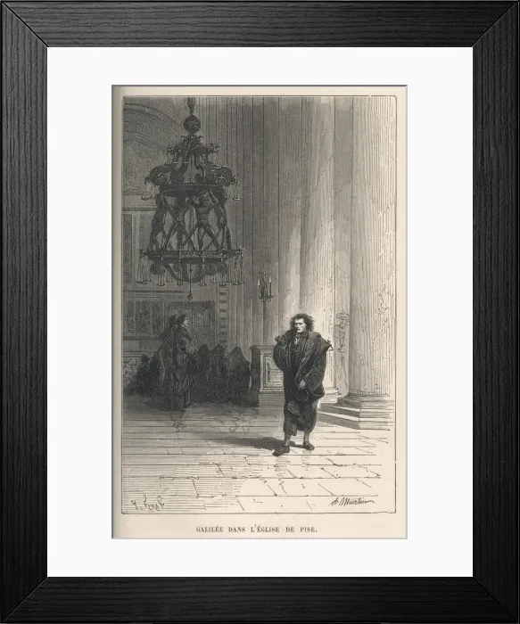 Framed Print : GALILEO / CHURCH OF PISA Framed Print : GALILEO / CHURCH OF PISA