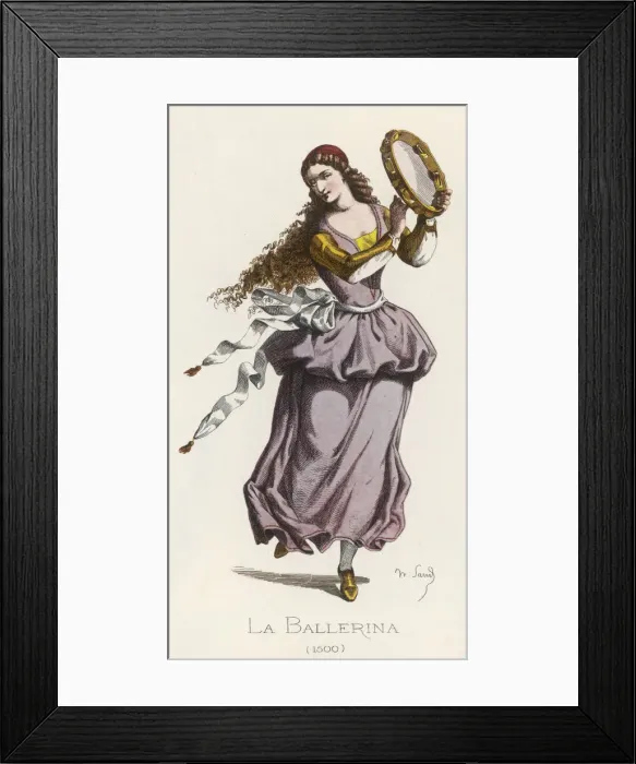 Framed Print : Commedia Ballerina dancing Framed Print : Commedia Ballerina dancing