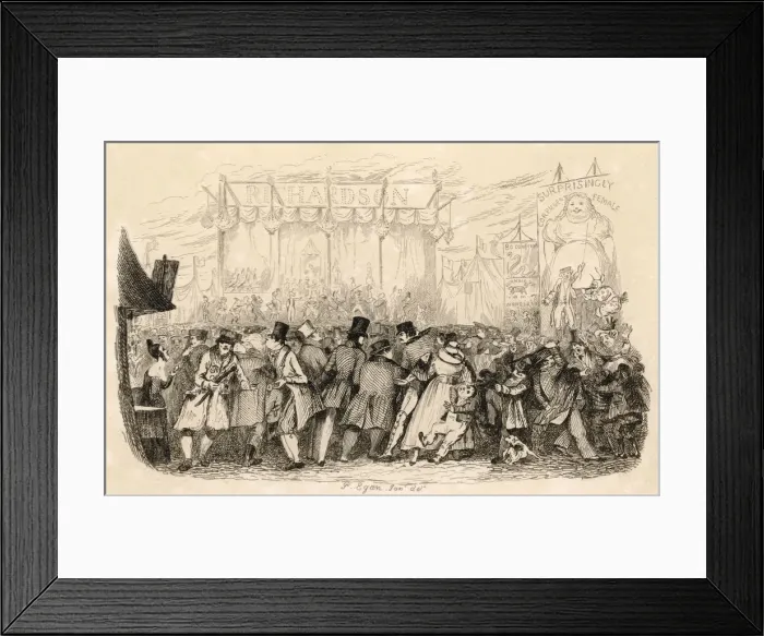 Framed Print : GREENWICH FAIR / SIDESHOW Framed Print : GREENWICH FAIR / SIDESHOW