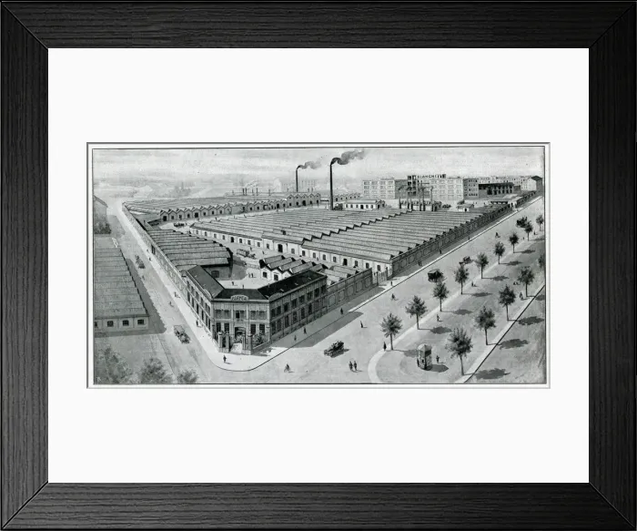 Framed Print : Bianchi MCycle Factory Framed Print : Bianchi MCycle Factory