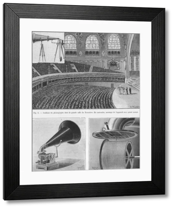 Framed Print : LIORETS PHONOGRAPH 1897 Framed Print : LIORETS PHONOGRAPH 1897