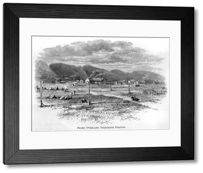 Framed Print : TELEGRAPH / AUSTRALIA / C19 Framed Print : TELEGRAPH / AUSTRALIA / C19