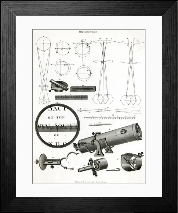 Framed Print : MICROMETERS Framed Print : MICROMETERS