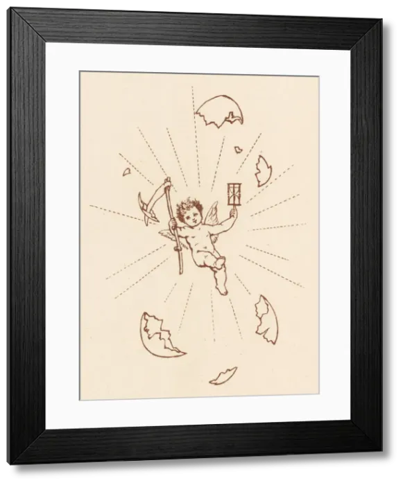 Framed Print : MILLENNIUM / CHERUB & TIME MILLENNIUM / CHERUB & TIME Framed Print : MILLENNIUM / CHERUB & TIME MILLENNIUM / CHERUB & TIME