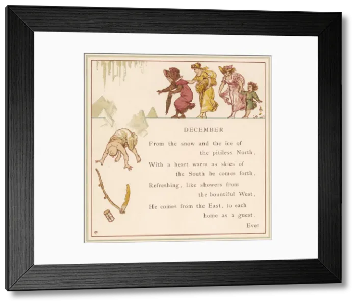 Framed Print : Old Father Time falls Framed Print : Old Father Time falls