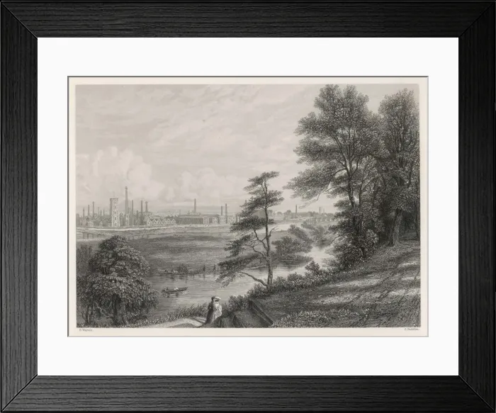Framed Print : ENGLAND / BURTON ON TRENT Framed Print : ENGLAND / BURTON ON TRENT