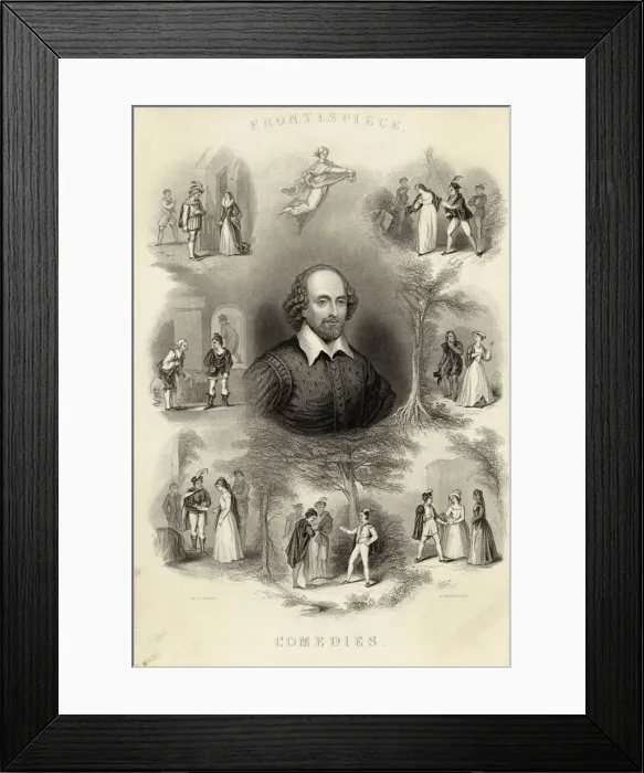 Framed Print : William Shakespeare Framed Print : William Shakespeare