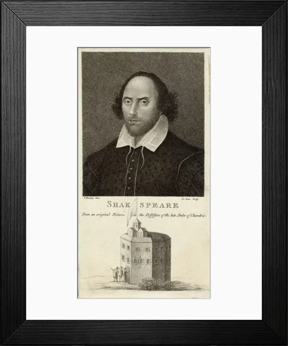 Framed Print : William Shakespeare Framed Print : William Shakespeare