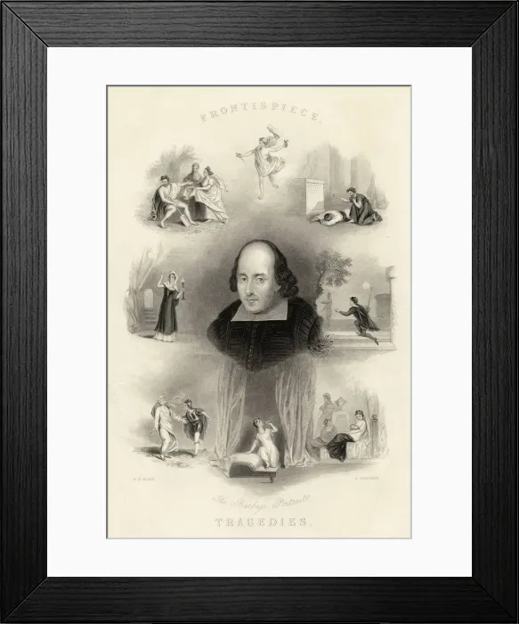 Framed Print : William Shakespeare Framed Print : William Shakespeare