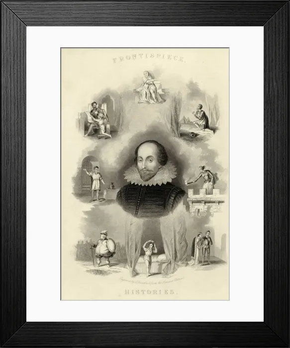 Framed Print : William Shakespeare Framed Print : William Shakespeare