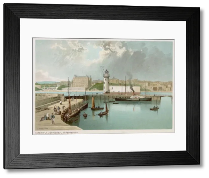 Framed Print : Scarborough Harbour