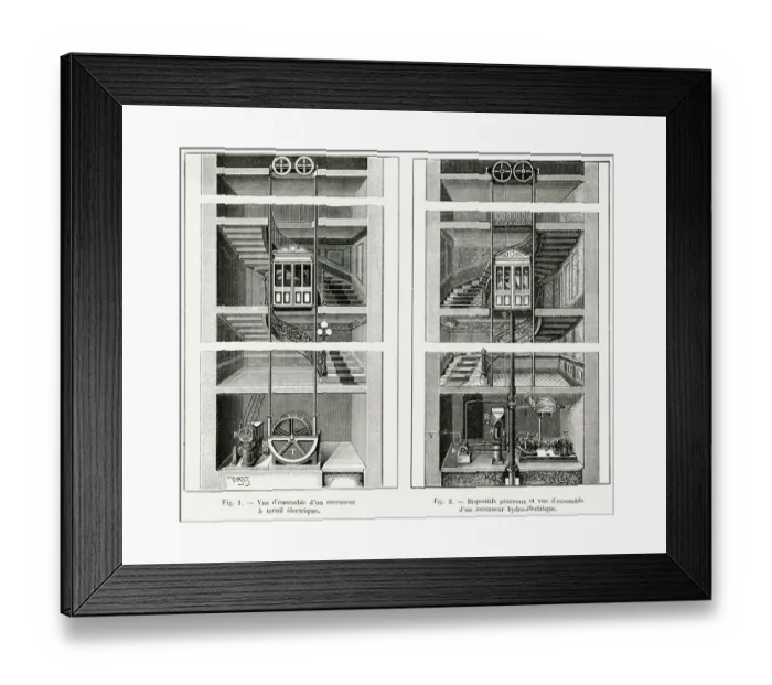 Framed Print : ELECTRIC LIFTS Framed Print : ELECTRIC LIFTS