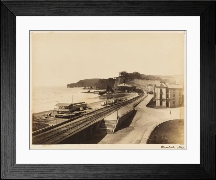Framed Print : VIEW OF DAWLISH Framed Print : VIEW OF DAWLISH