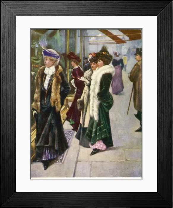 Framed Print : SHOPPING, BOND STREET Framed Print : SHOPPING, BOND STREET