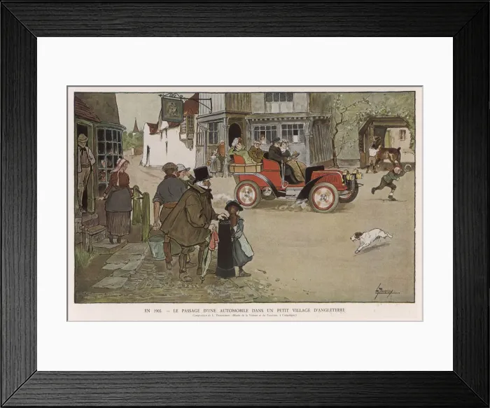 Framed Print : Motoring in England Framed Print : Motoring in England