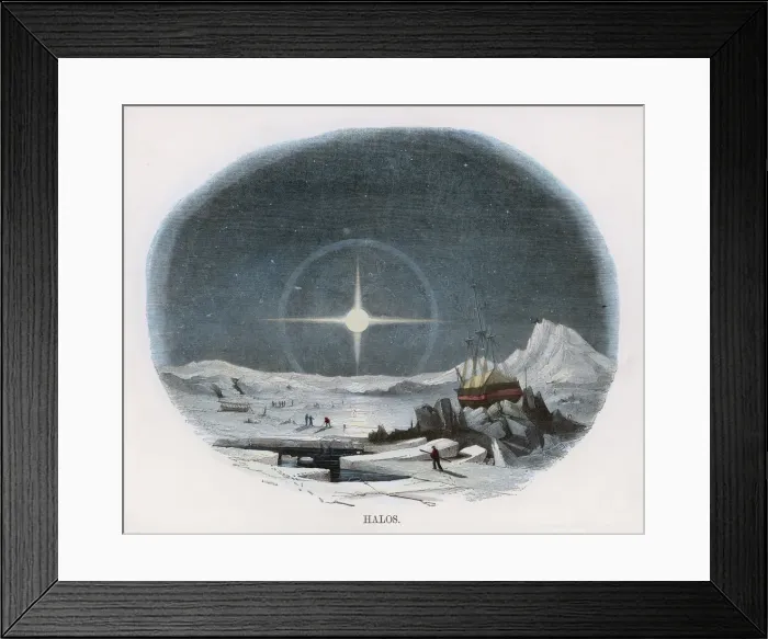 Framed Print : ARCTIC SCENE / WHIMPER Framed Print : ARCTIC SCENE / WHIMPER