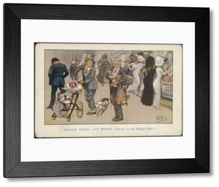 Framed Print : HURRAH FOR THE SALES Framed Print : HURRAH FOR THE SALES