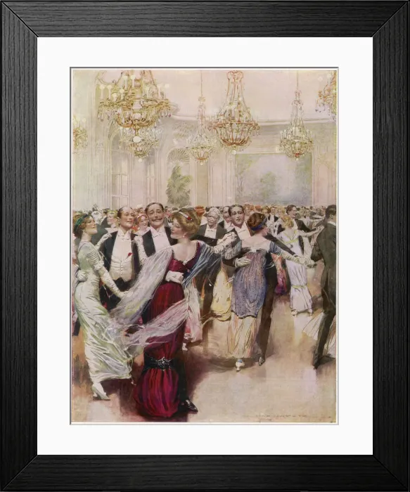 Framed Print : BALL AT THE SAVOY Framed Print : BALL AT THE SAVOY